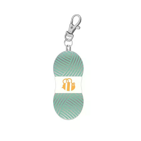 Chunky Thread Happy Charm- Sea Glass