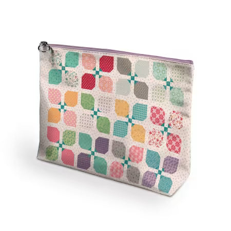 Piece & Plenty Vinyl Project Bag - Lori Holt
