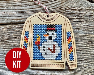 Burning Snowman Ugly Sweater Kit