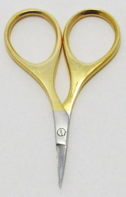 Needlepoint Curved Gold Scissors