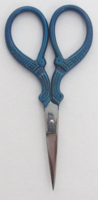 Ornate Blue/Black Scissors