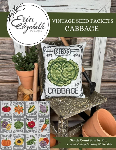 Vintage Seed Packets - Cabbage