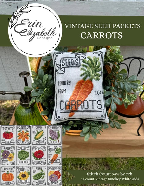 Vintage Seed Packets - Carrots