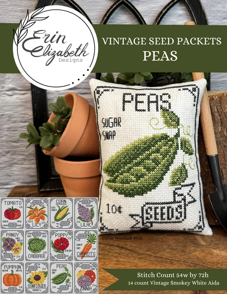 Vintage Seed Packets - Peas