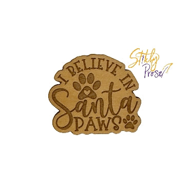Wooden Santa Paws Needleminder