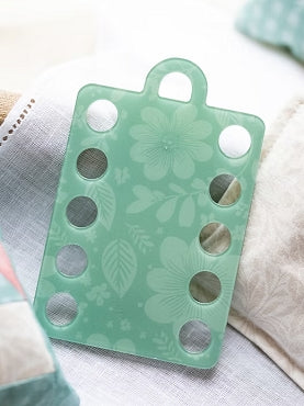 Blue Floral Floss Organizer