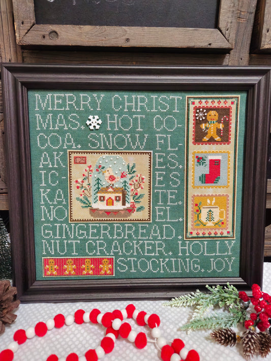 Mixed Media Needleart: Retro Christmas