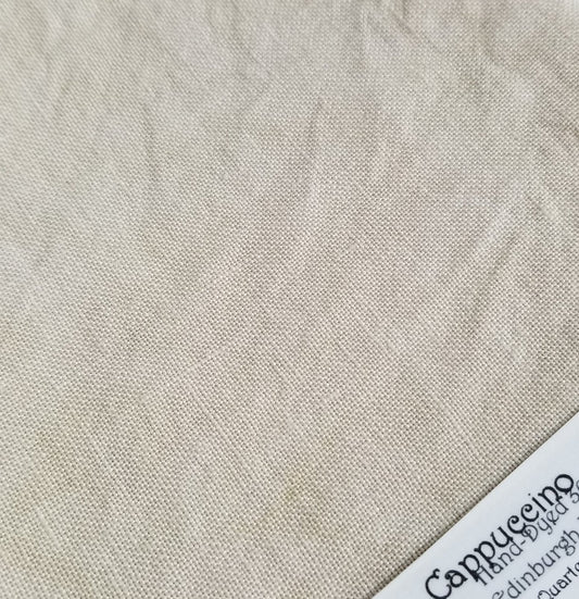 Cappuccino - 36 Hand Dyed Linen - Fiber on a Whim