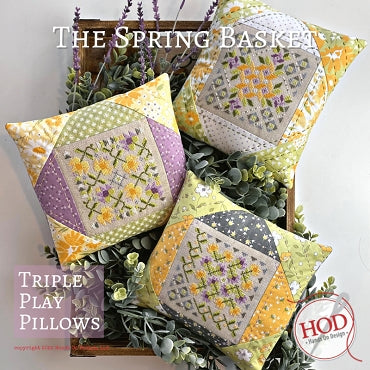 Triple Play Pillows-The Spring Basket