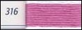 316 Med Antique Mauve - Size 5 Pearl Cotton