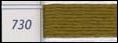 730 Vy Dk Olive Green - Size 5 Pearl Cotton