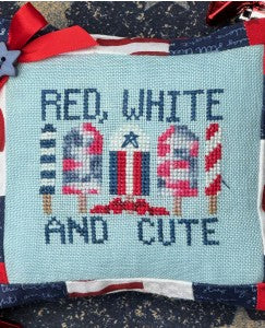 Red, White & Cute Sassy Puff