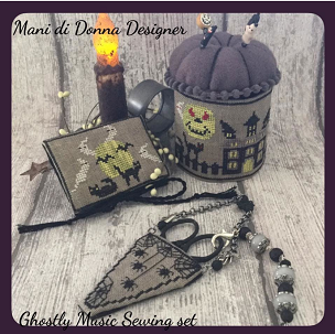 Ghostly Music Sewing Set