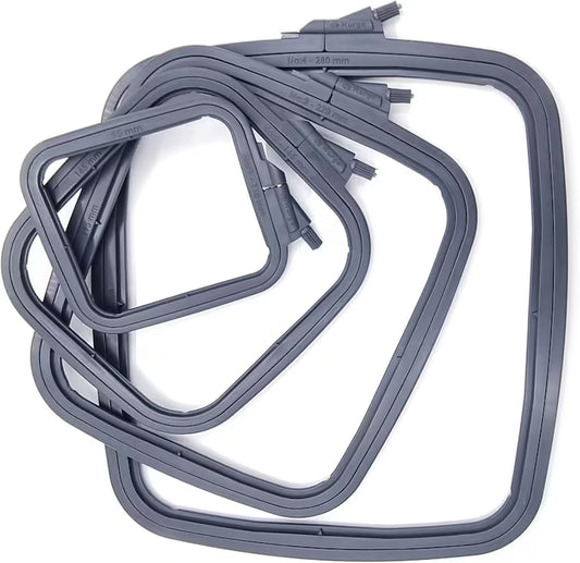 Nurge Square Plastic Hoop - Size 1: Grey 95mm x 110mm (3.75" x 4.3")
