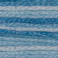67 Variegated Baby Blue- 6 Strand Floss