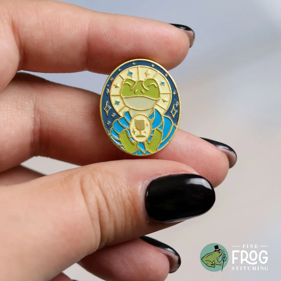 Saint Froggo Needle Minder