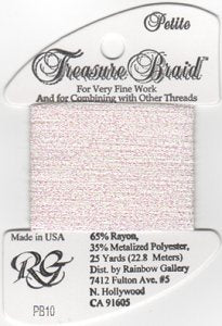 PB10 White Treasure Braid Petite