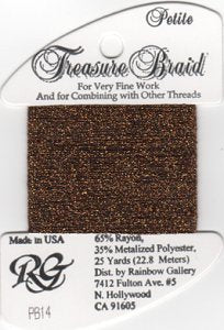 PB14 Bronze Treasure Braid Petite