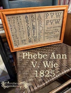 Phebe Ann V. Wie Sampler