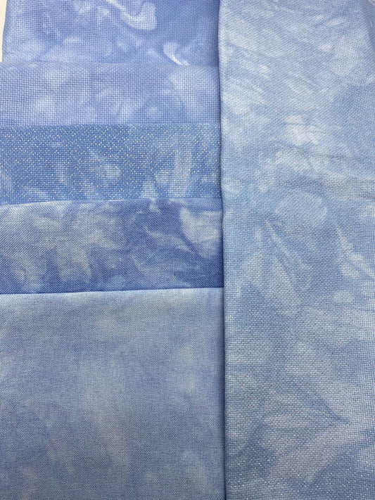 Reflection - 18 Hand Dyed Aida - Mystic Fabrics
