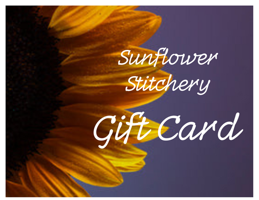 Sunflower Stitchery Gift Card