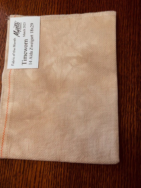 Timeworn - 14 Hand Dyed Aida - Mystic Fabrics