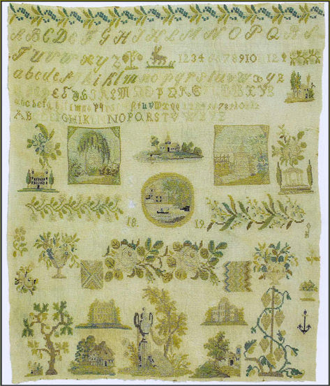 Weeping Willow & Rose Sampler